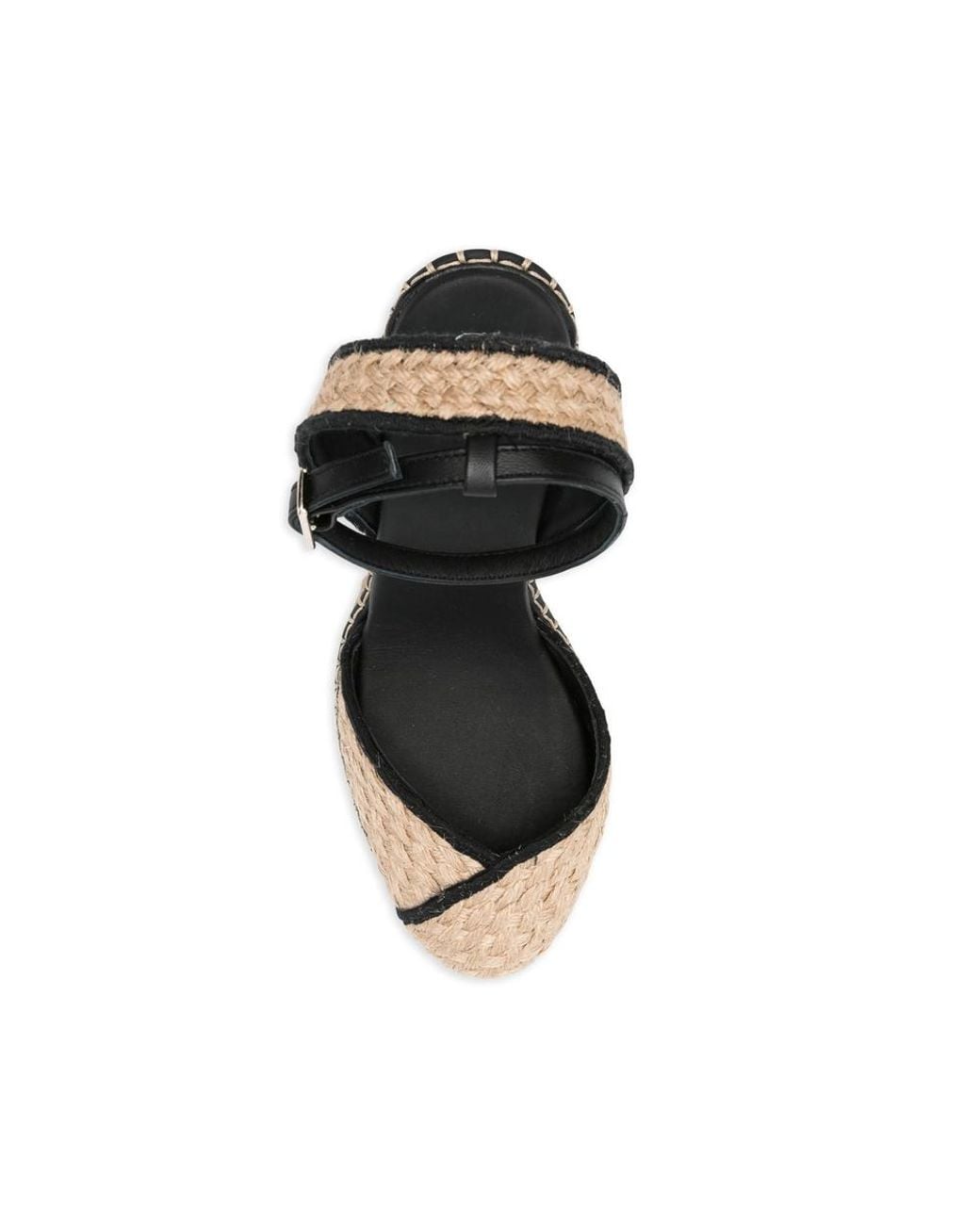 Castaner Metallic Striped Wedge Espadrilles