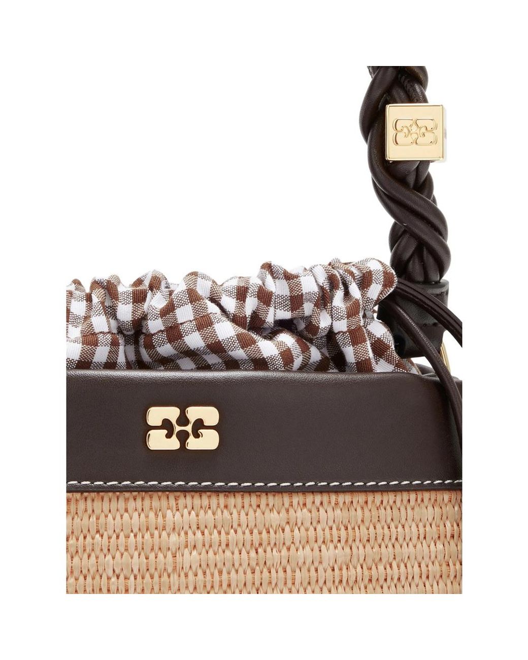 Ganni Natural Neutrals Bucket Bags