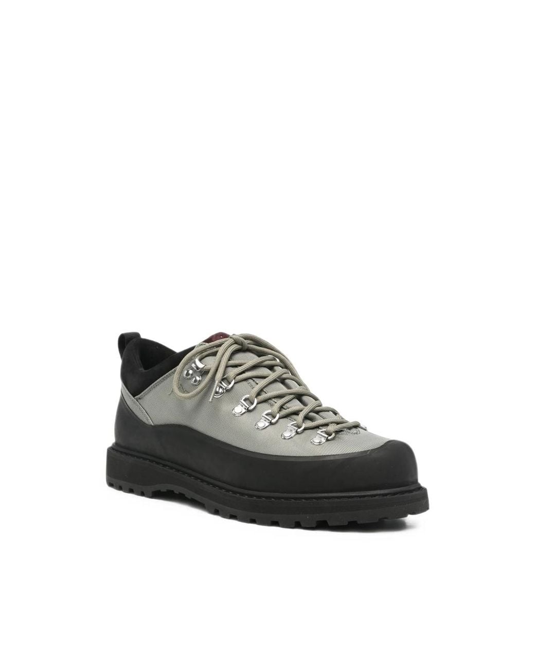 Diemme Black Roccia Basso Lace-Up Panelled Sneakers for men
