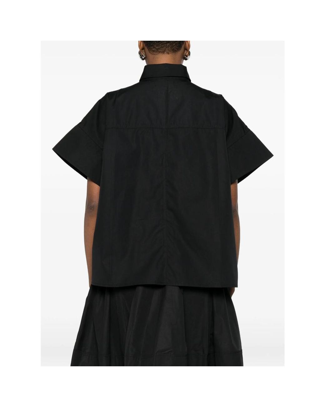 Co. Black Chest-Pocket Short-Sleeve Shirt