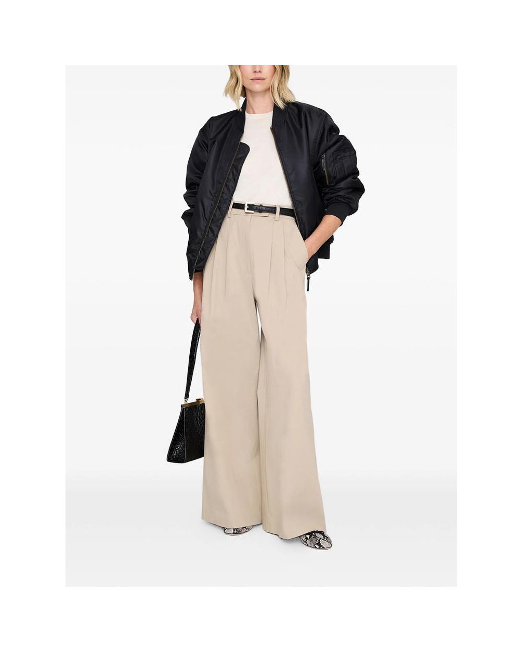 Anine Bing Natural Trousers _ Co Ela