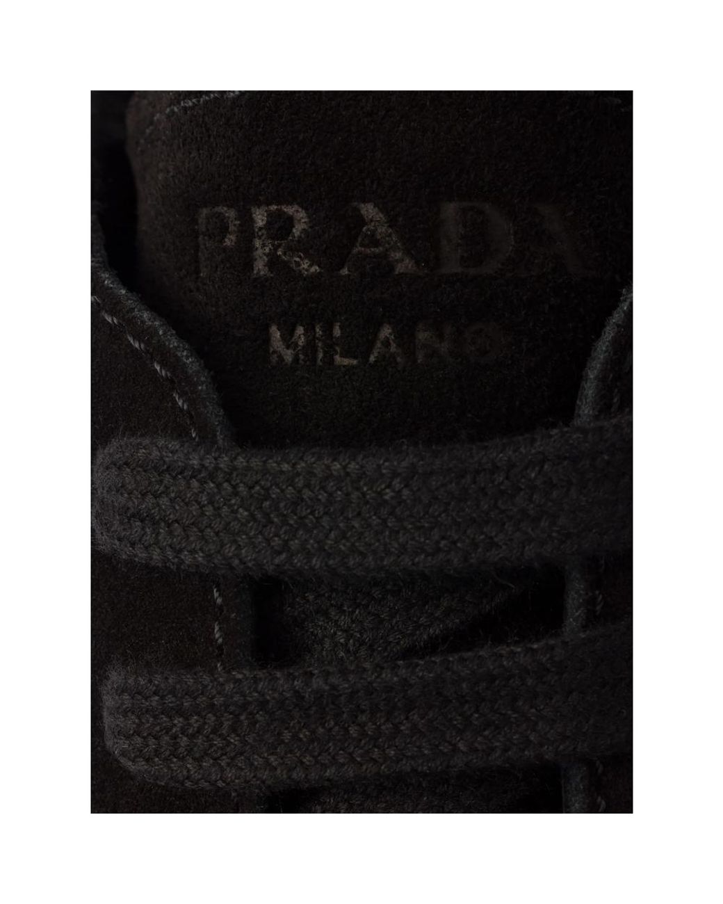 Prada Black "Prax" Sneaker for men