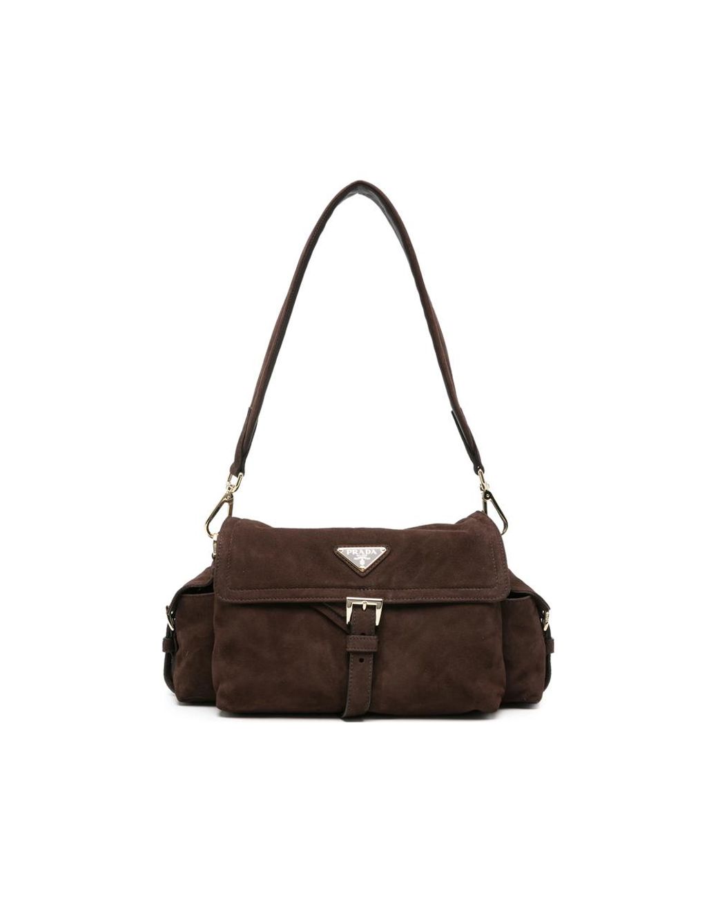 Prada Brown Shoulder Bags