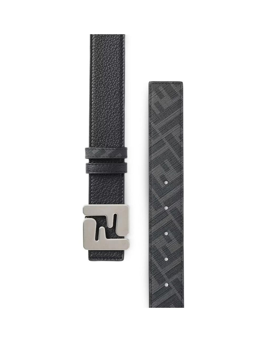 Fendi Black Belts for men