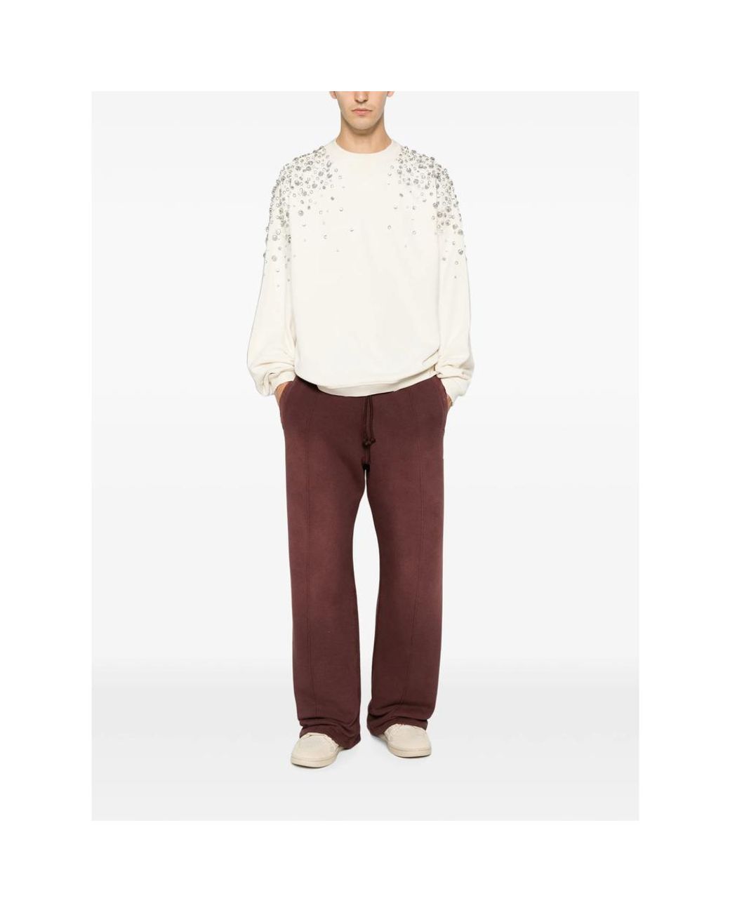 Golden Goose Deluxe Brand White Sweatshirt for men
