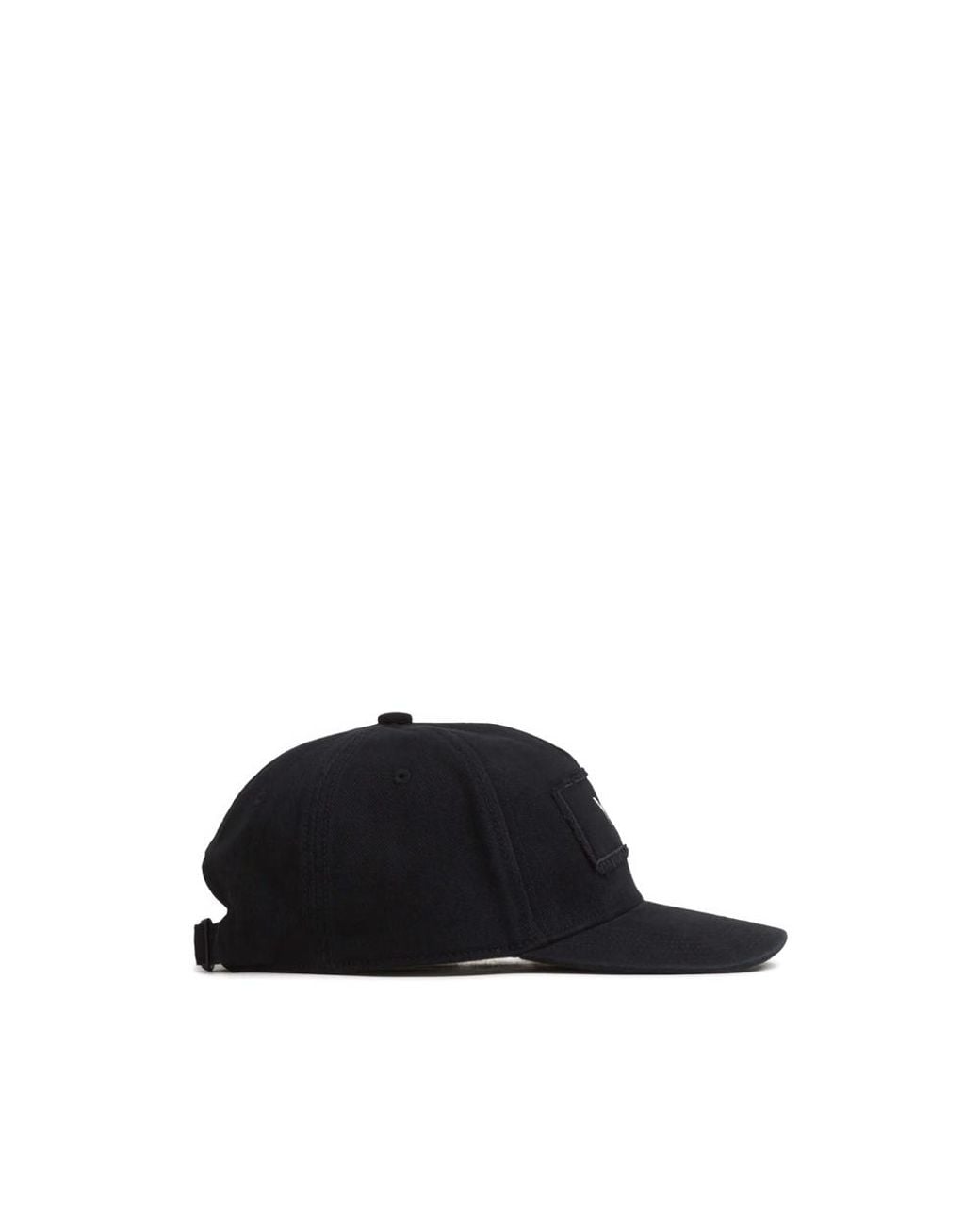 Y-3 Black Logo-Patch Cap Hat for men