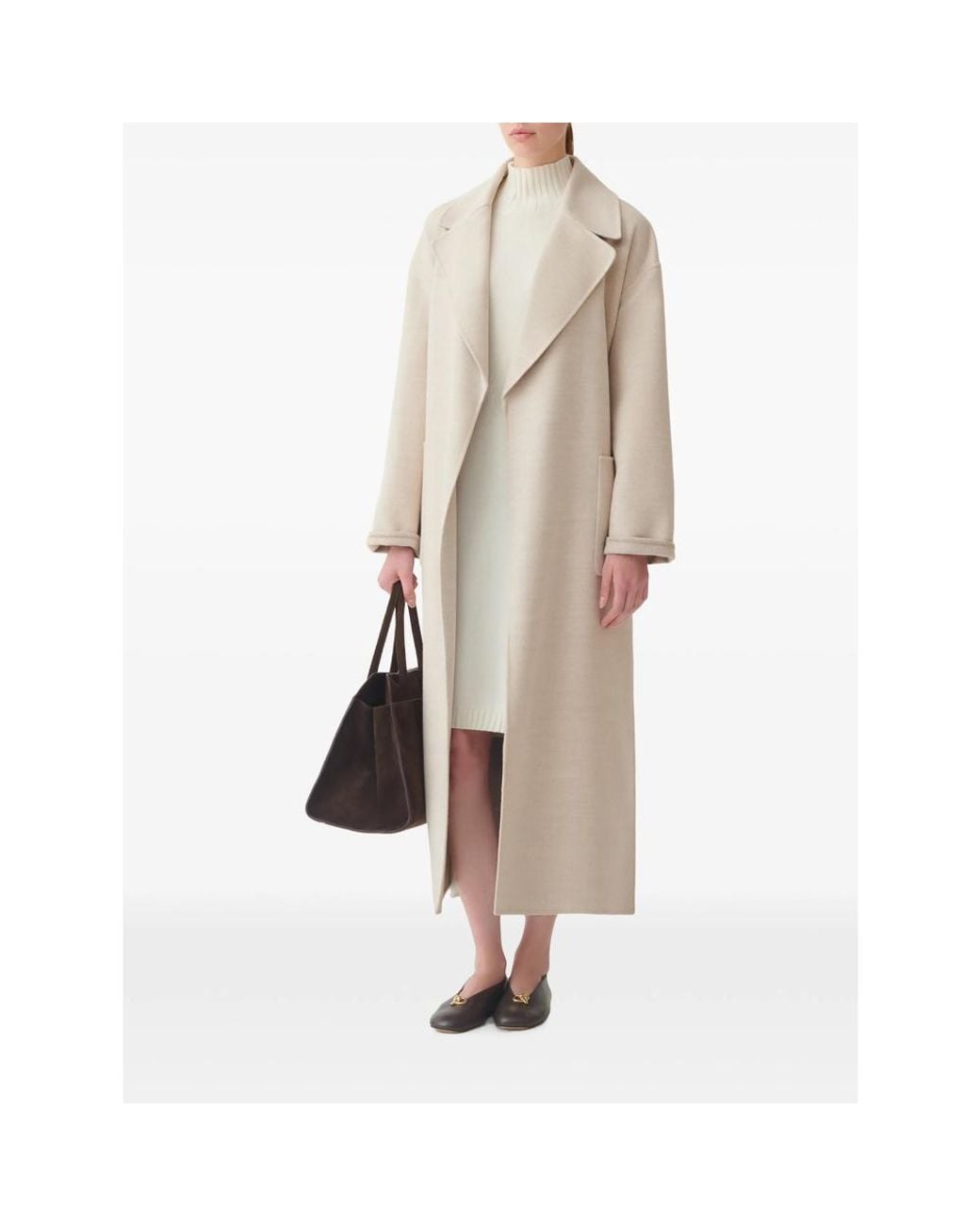 Fabiana Filippi Natural Belted Trench Coat