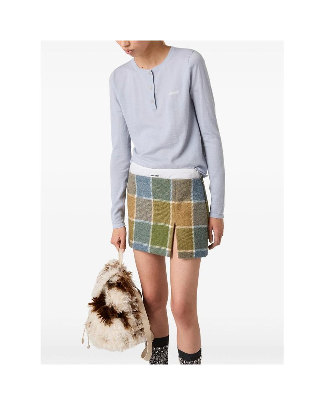 Miu Miu Blue Tops