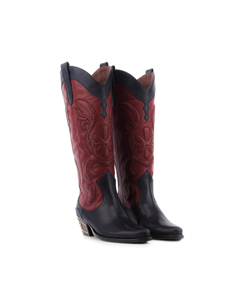 Etro Embroidered Texan Boots