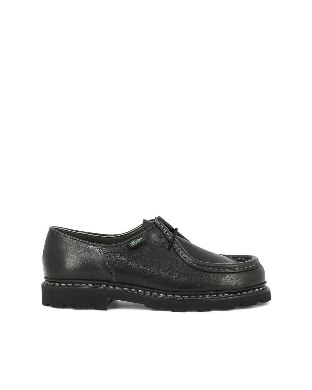 Paraboot Black Michael Leather Loafers for men