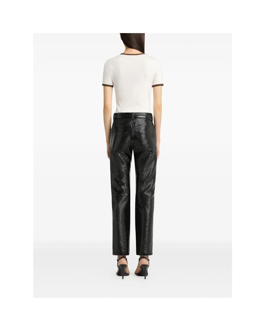 Courreges White Signature Contrast T-Shirt
