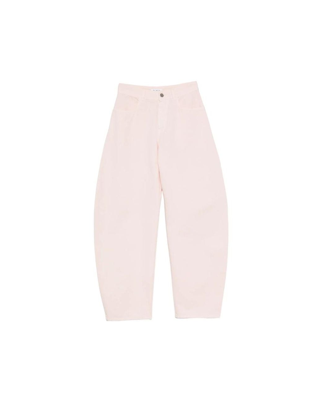 Alaïa Pink Curved-Leg Jeans