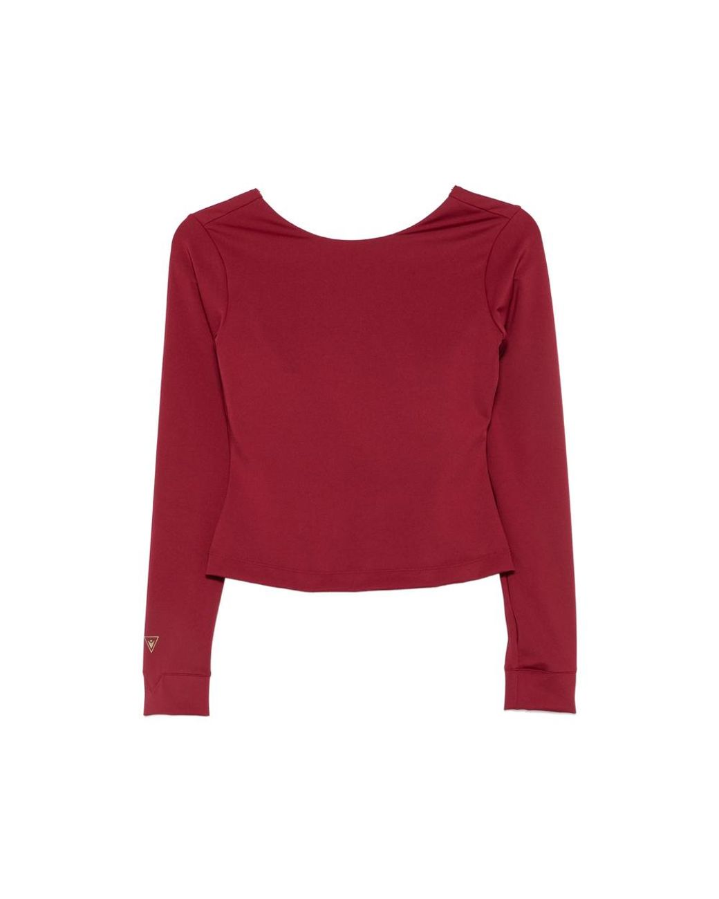 MACRON Red Scoop-Back Performance Top