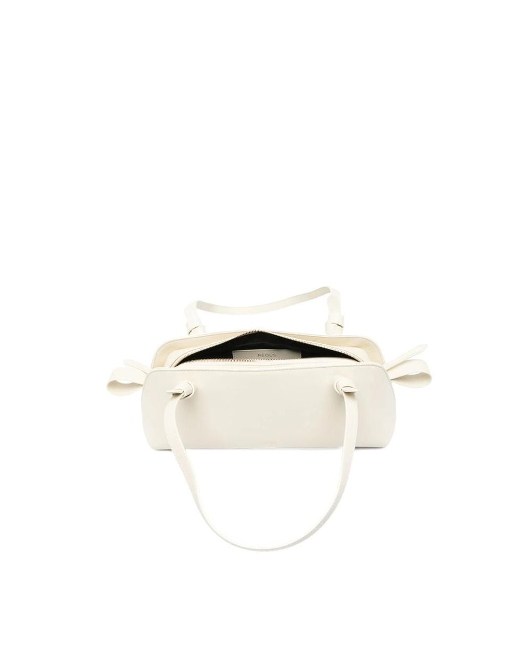 Neous White Tote Bag Aries East Calf Leather