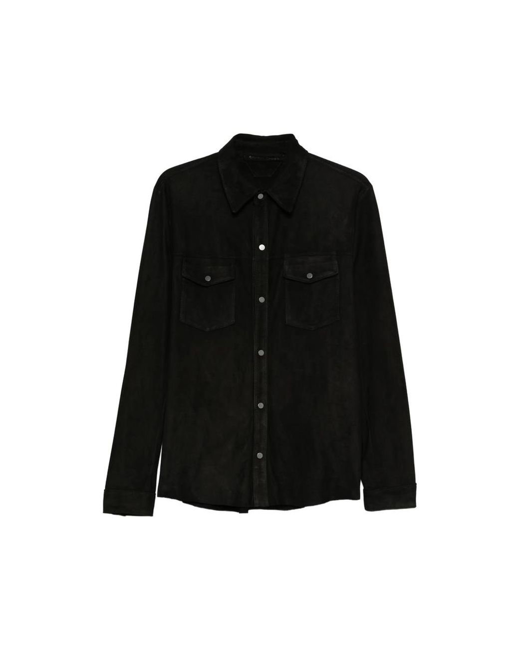 Salvatore Santoro Black Pocket Shirt for men