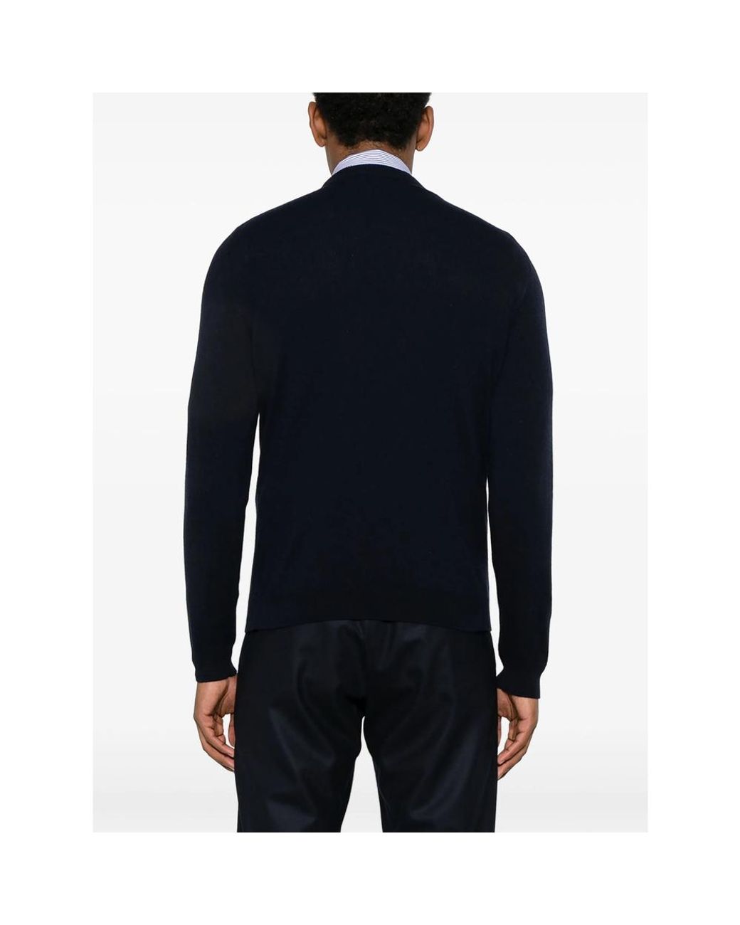 Eraldo Black Crew-Neck Sweater for men
