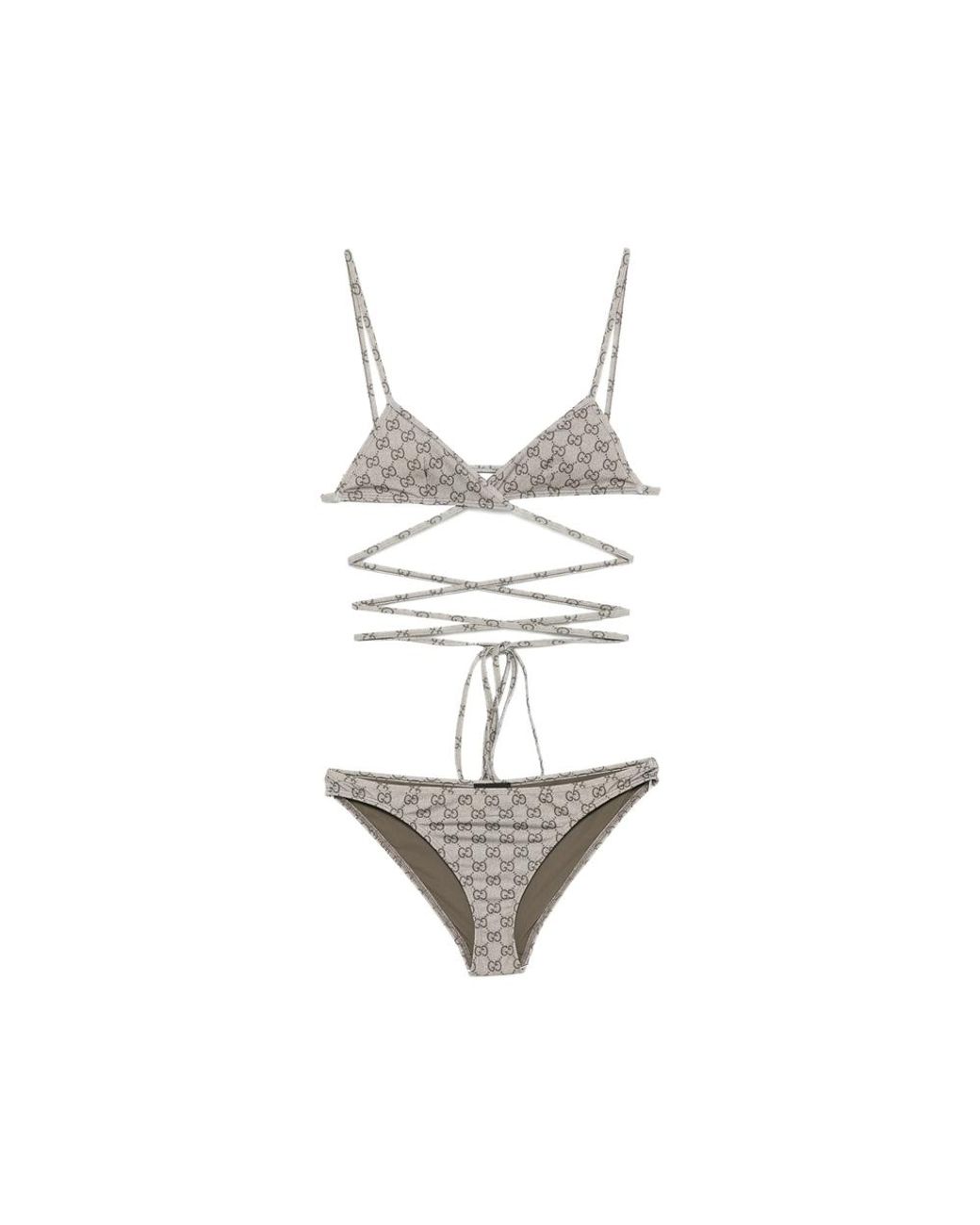 Gucci White Neutrals Beachwear