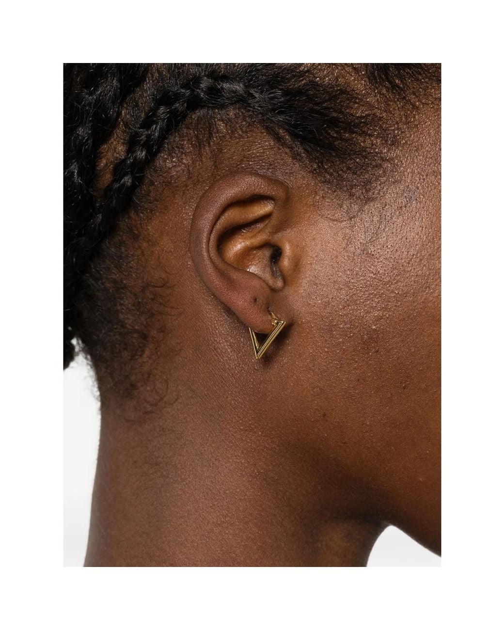 LAG World Metallic Mini Lil Triangle Earring