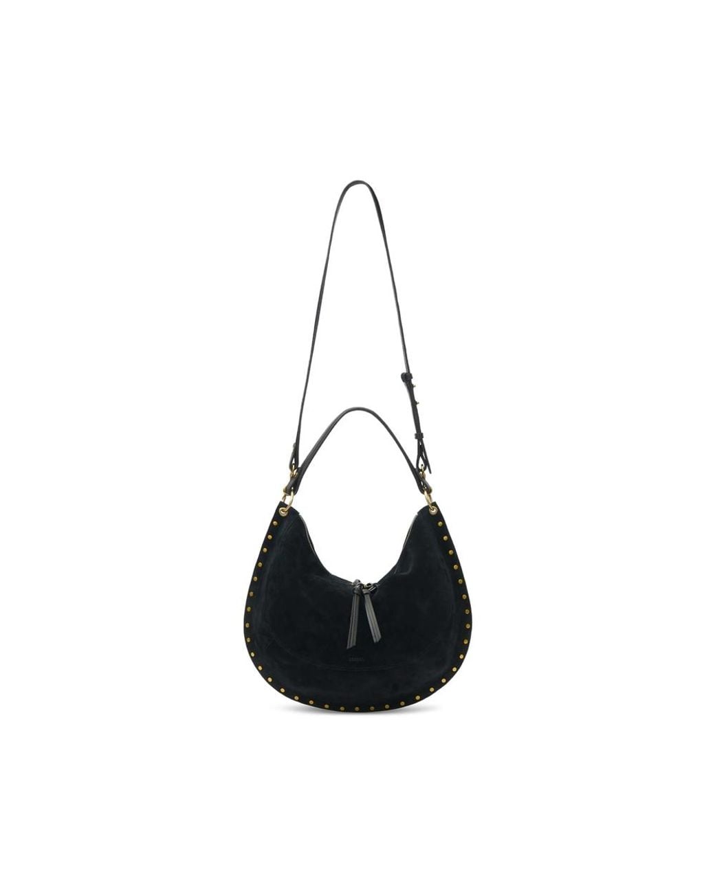 Isabel Marant Black Large Oskan Soft Suede Bag