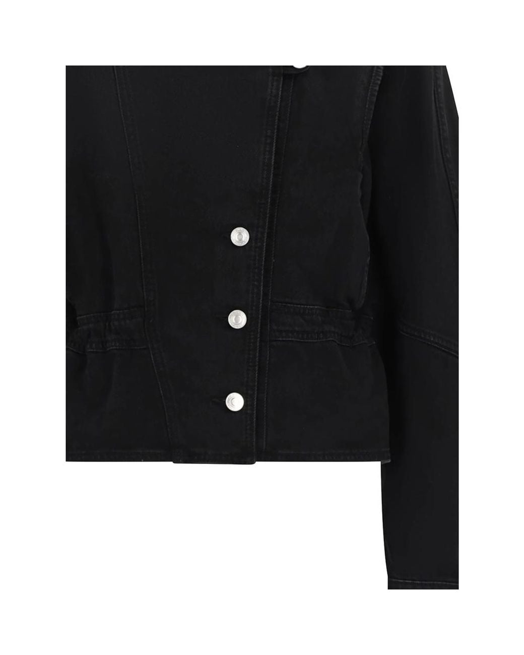 Isabel Marant Black Cotton Denim Jacket