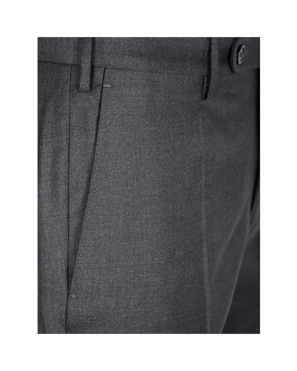 Incotex By Slowear Blue Wool Trousers for men