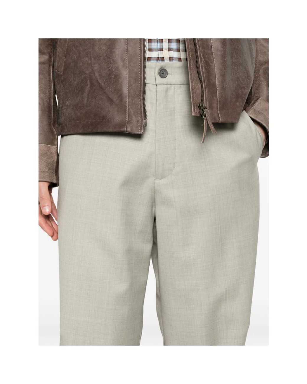 Samsøe & Samsøe Gray Straight Trousers for men