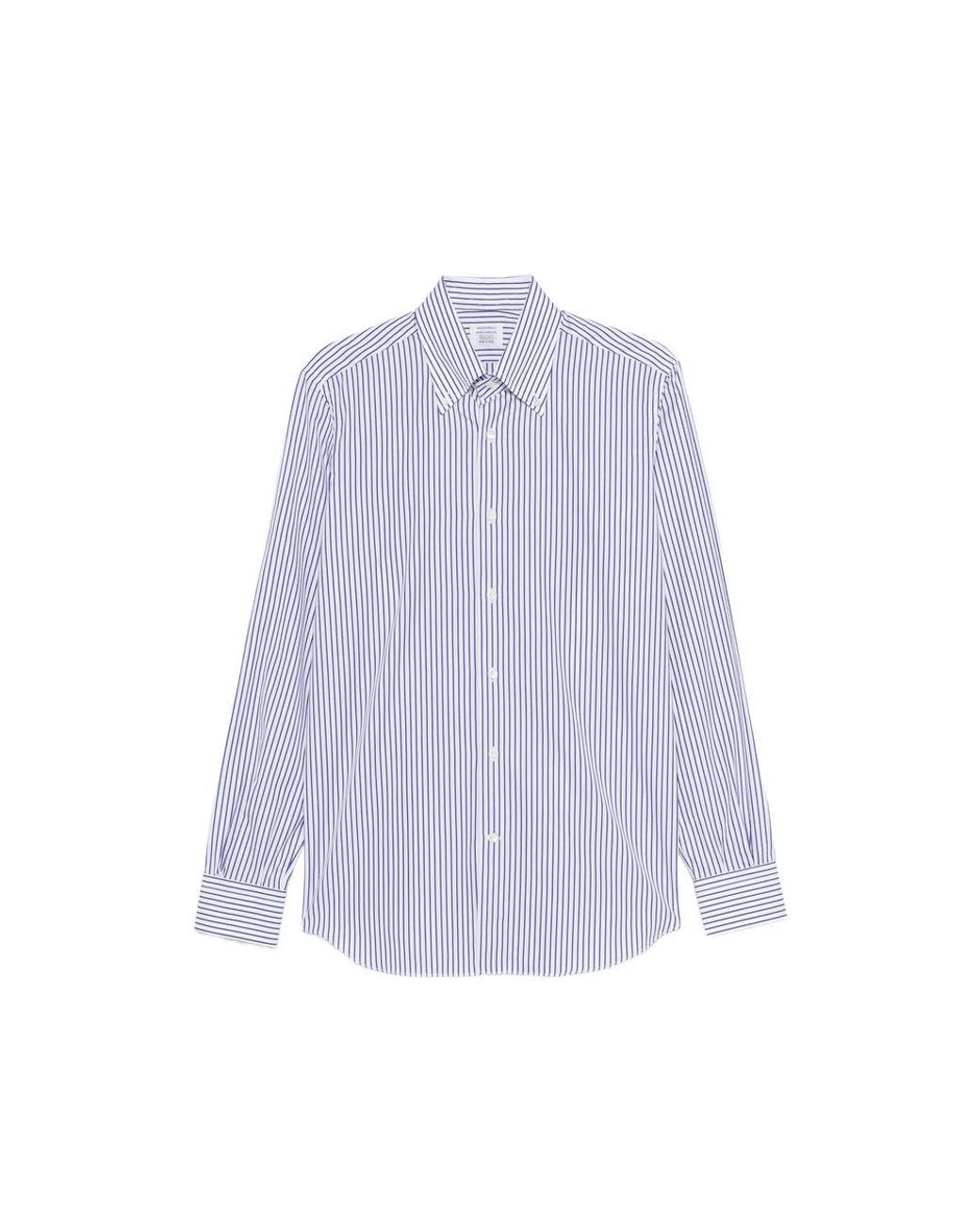 CAMICERIA MAZZARELLI Purple Striped Button-Down Shirt for men