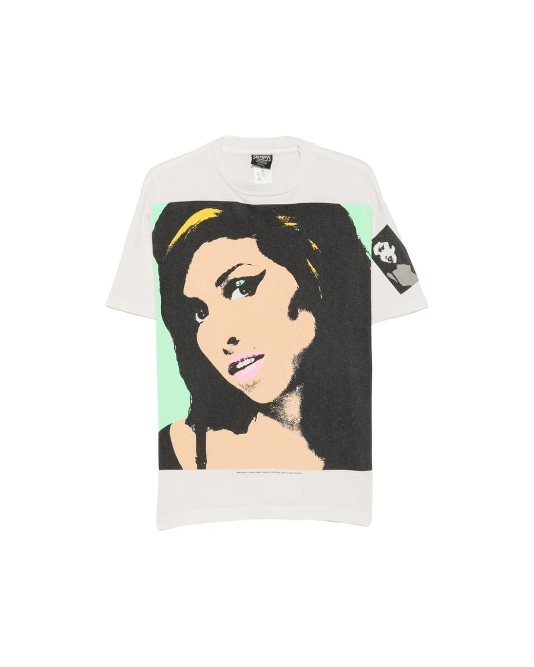 SAINT Mxxxxxx Green X Amy Winehouse Graphic-Print T-Shirt for men