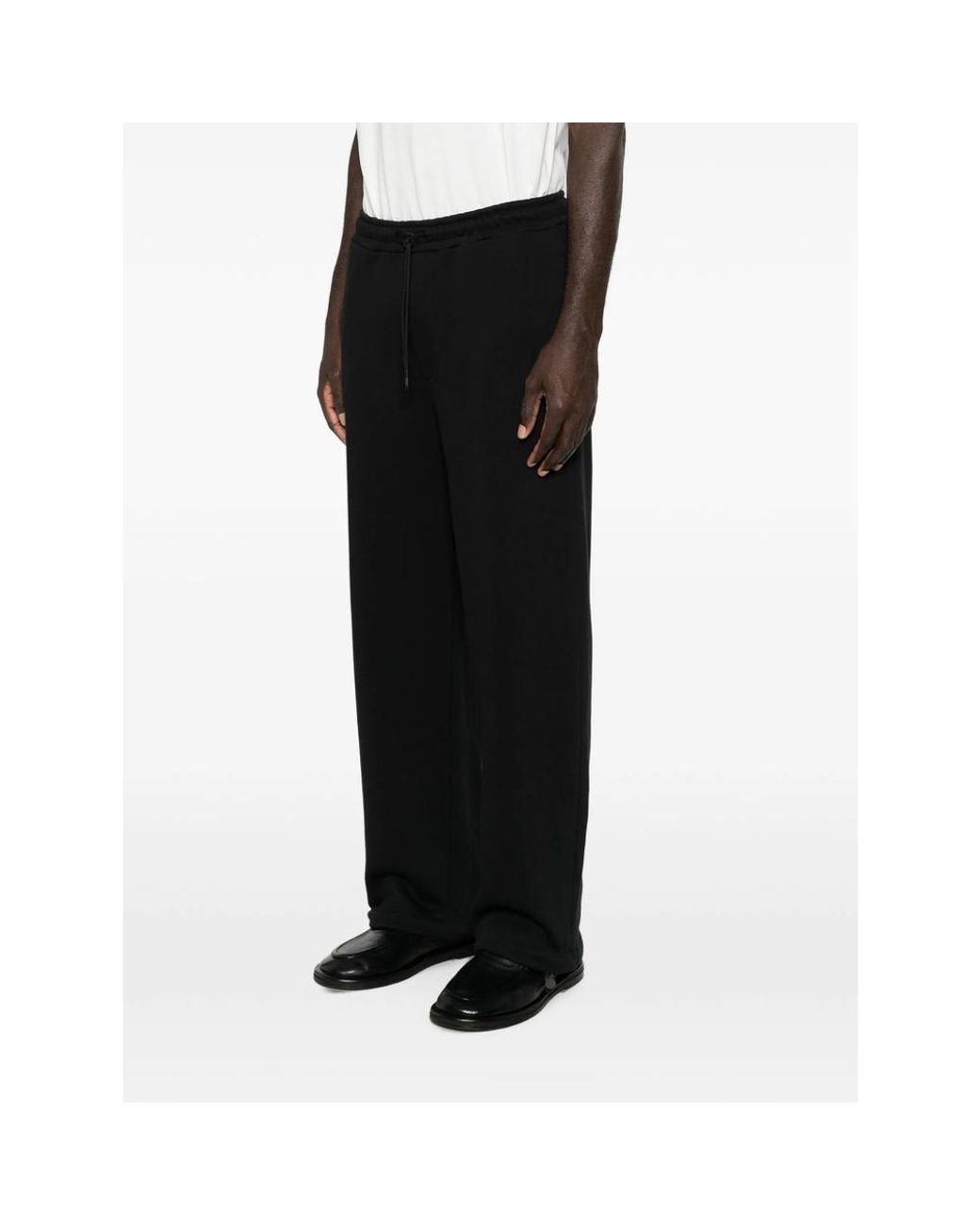Woc Black Cajamarca Drawstring-Waist Track Pants for men