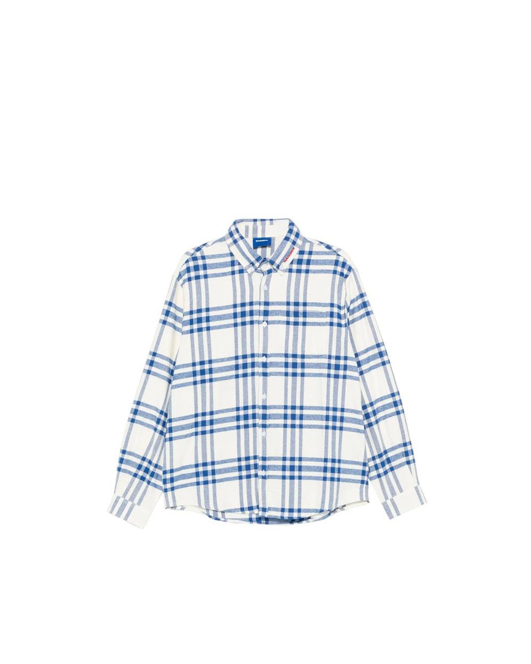 DAGGER White Check Flannel Shirt for men
