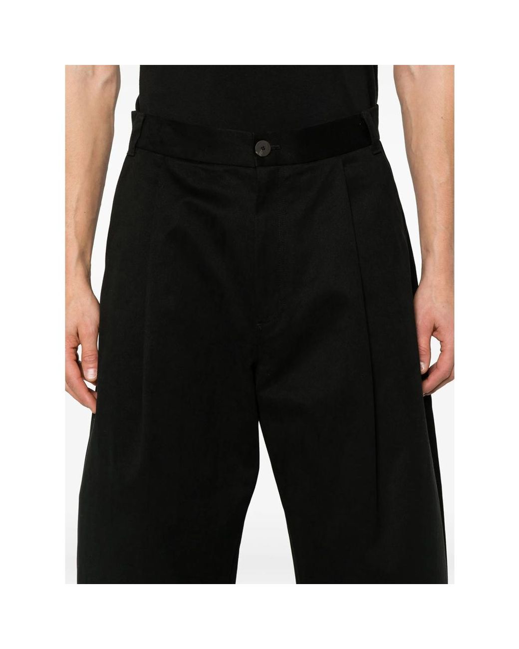Studio Nicholson Black Continuity Trousers for men