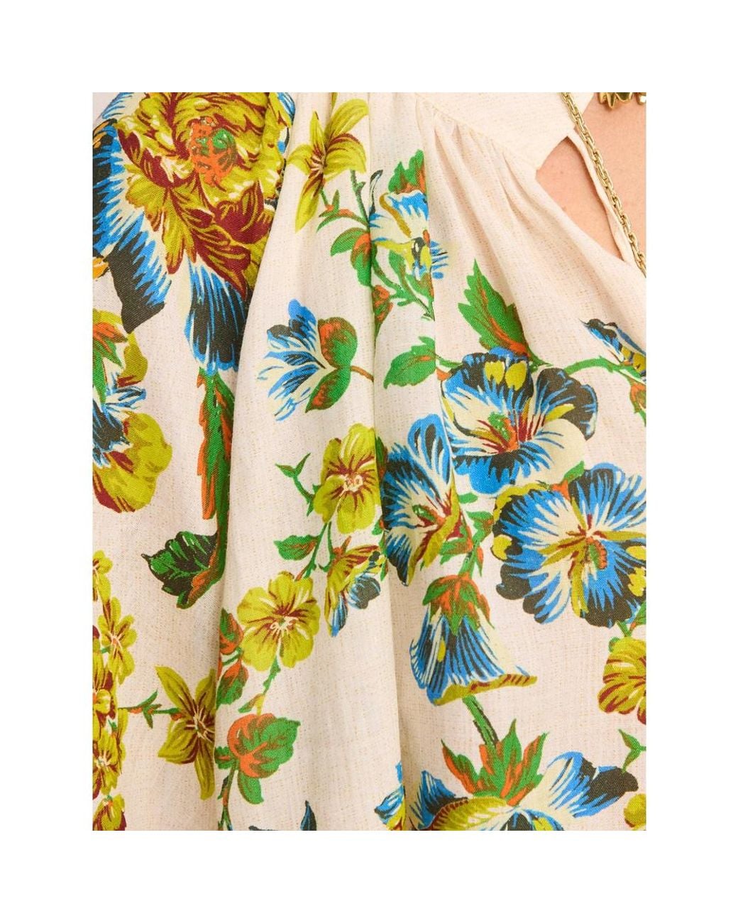 ALÉMAIS Natural Phyllis Mini Dress