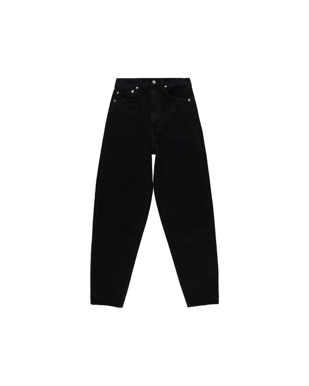 Agolde Black 80's Belt-Loops Jeans