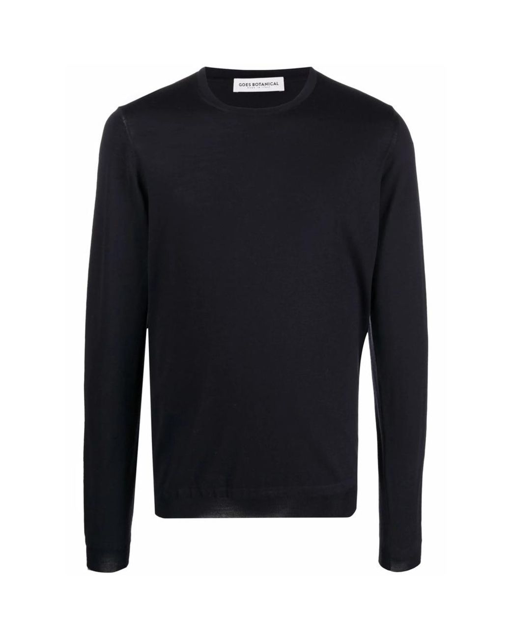 GOES BOTANICAL Blue Crew-Neck Knit Jumper for men