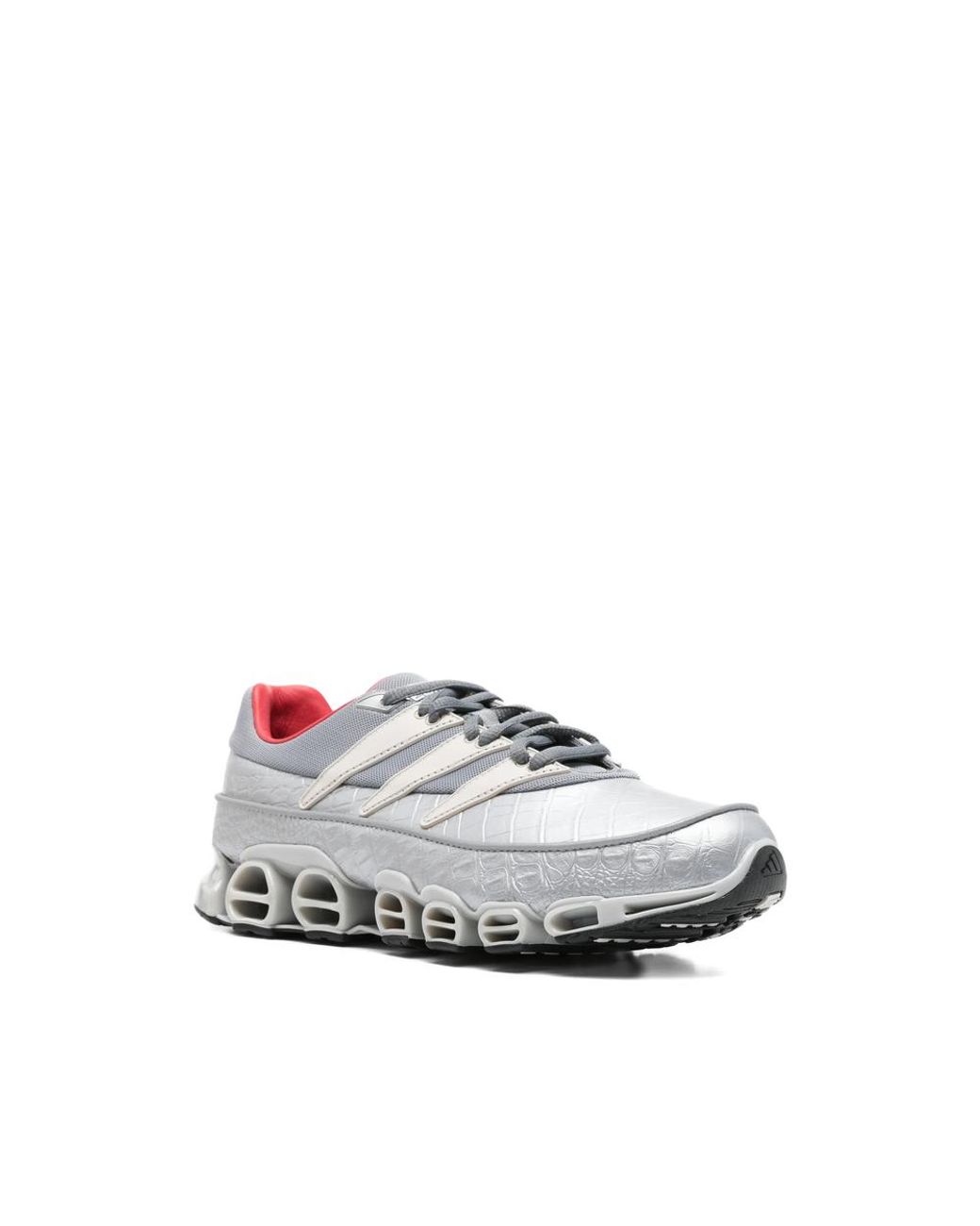 Adidas White Predator 94 Megaride Snake-Effect-Detail Sneakers for men
