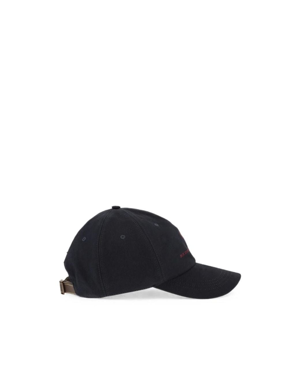 Brunello Cucinelli Blue Logo-Embroidered Baseball Cap for men
