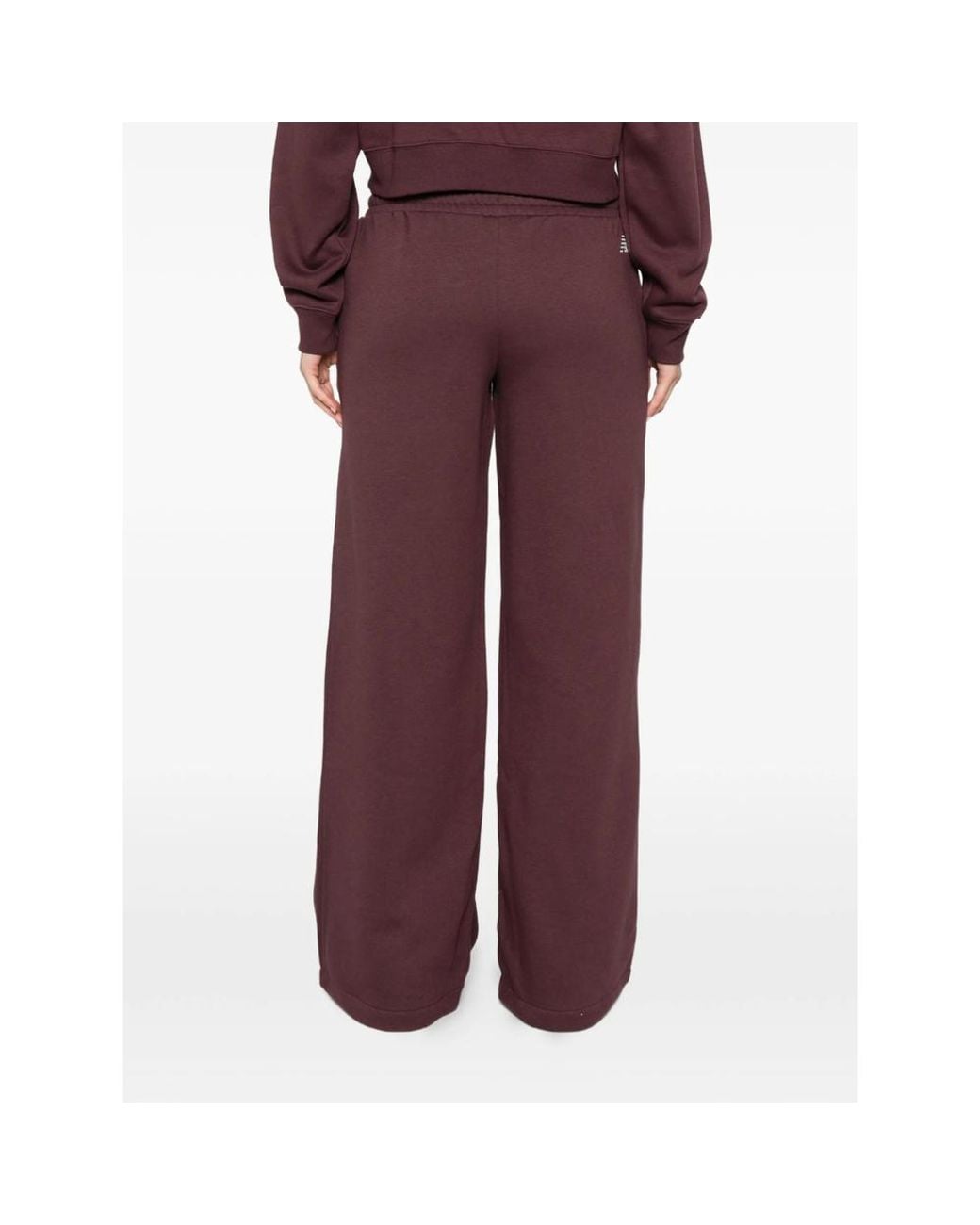 New Balance Purple Logo-Print Drawstring Track Pants