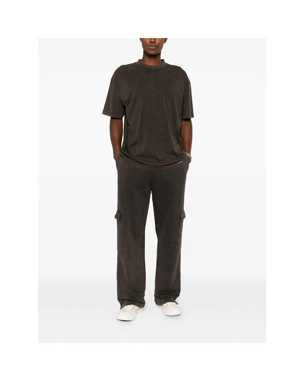 Represent Black Initial Oversized T-Shirt for men