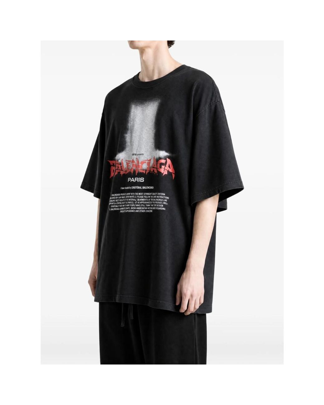 Balenciaga Black T-Shirts & Vests for men