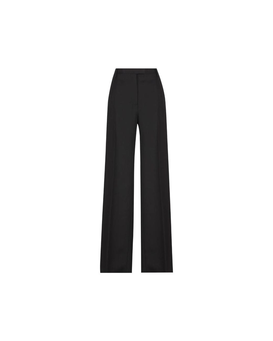 Fendi Black Wool Tuxedo Trousers