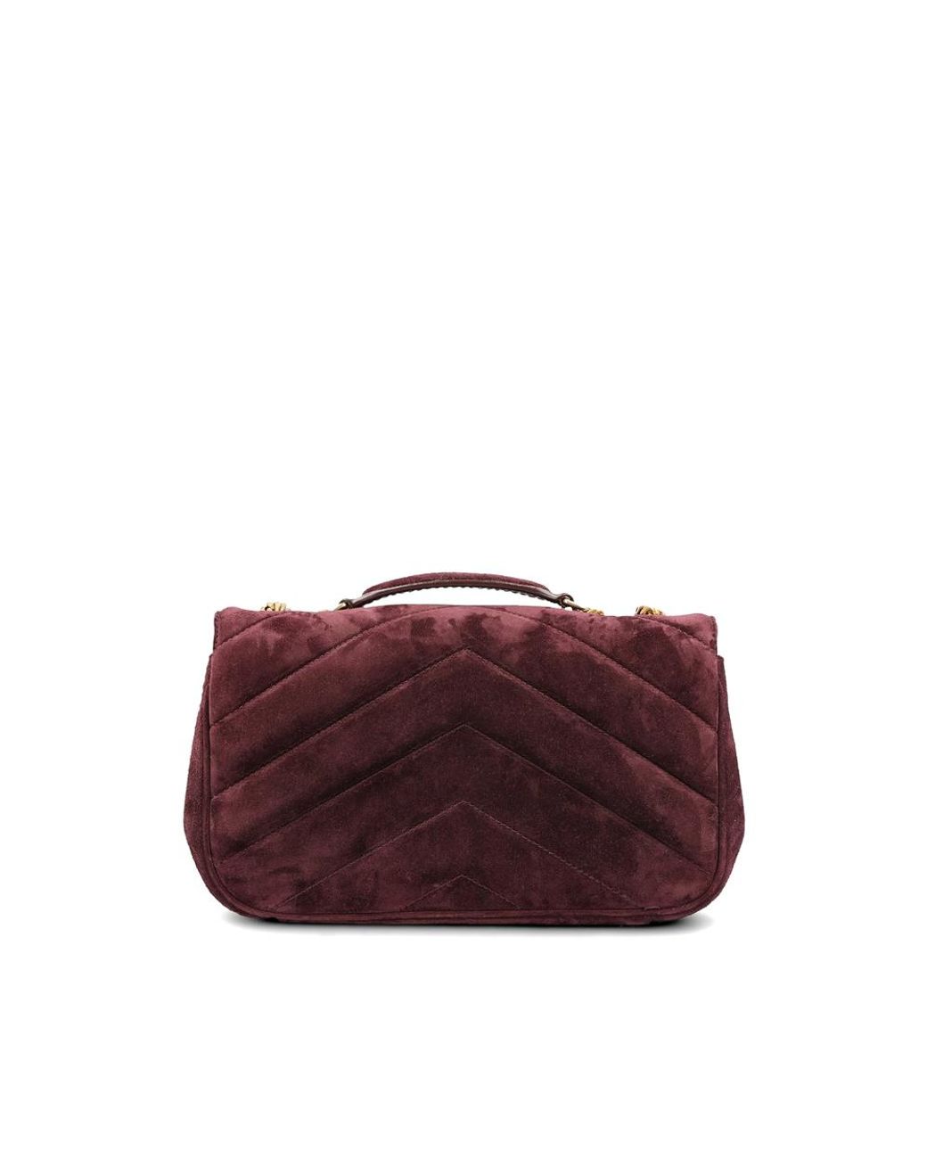 Saint Laurent Purple Shoulder Bags