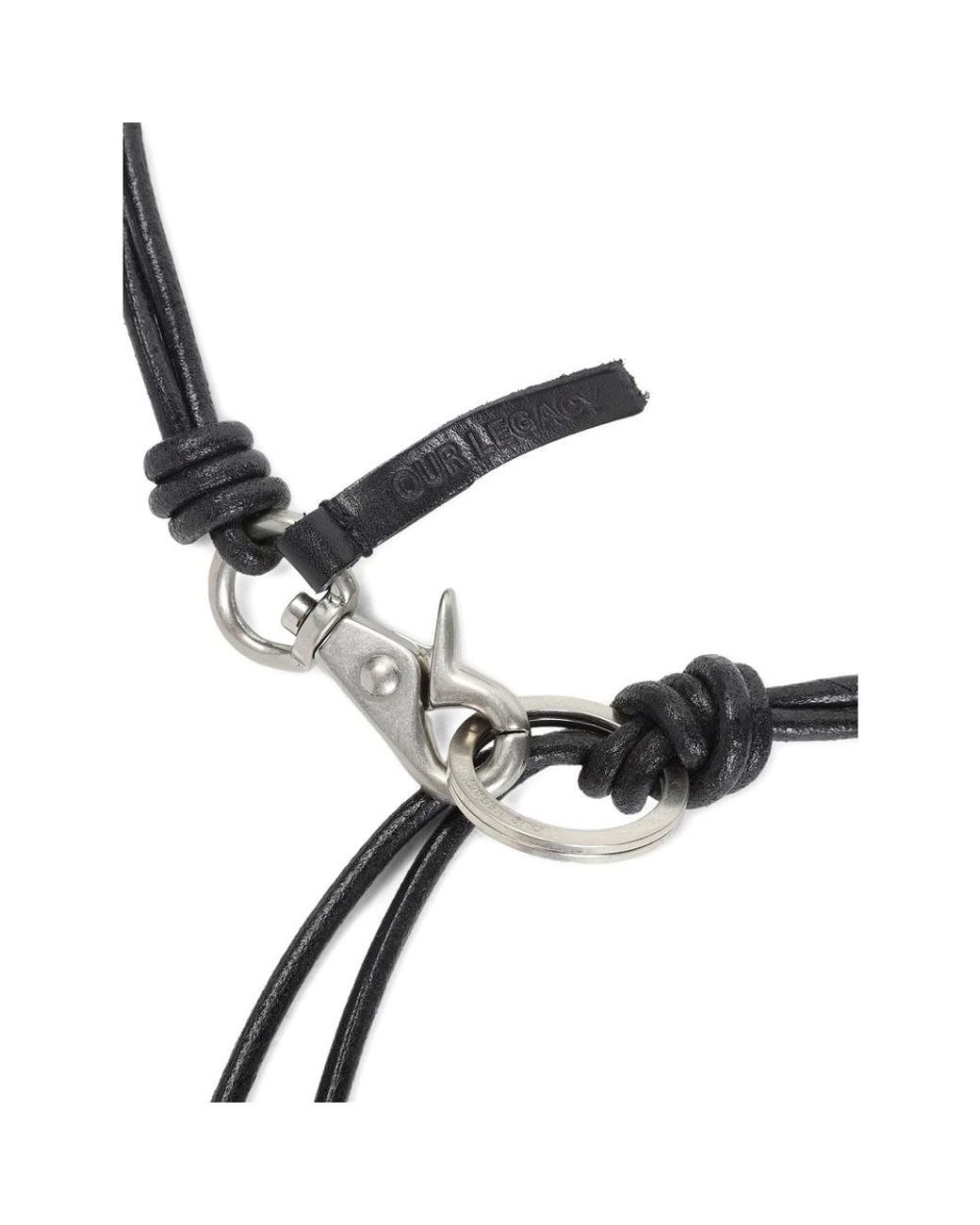 Our Legacy Black Keyrings & Chains for men