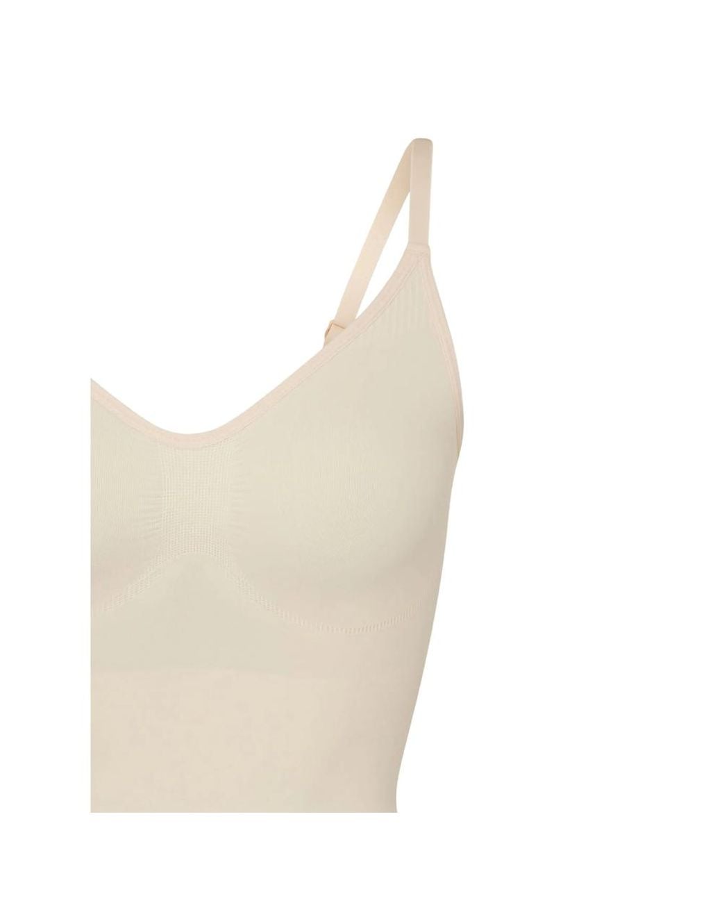 Skims White Seamless Bodysuit
