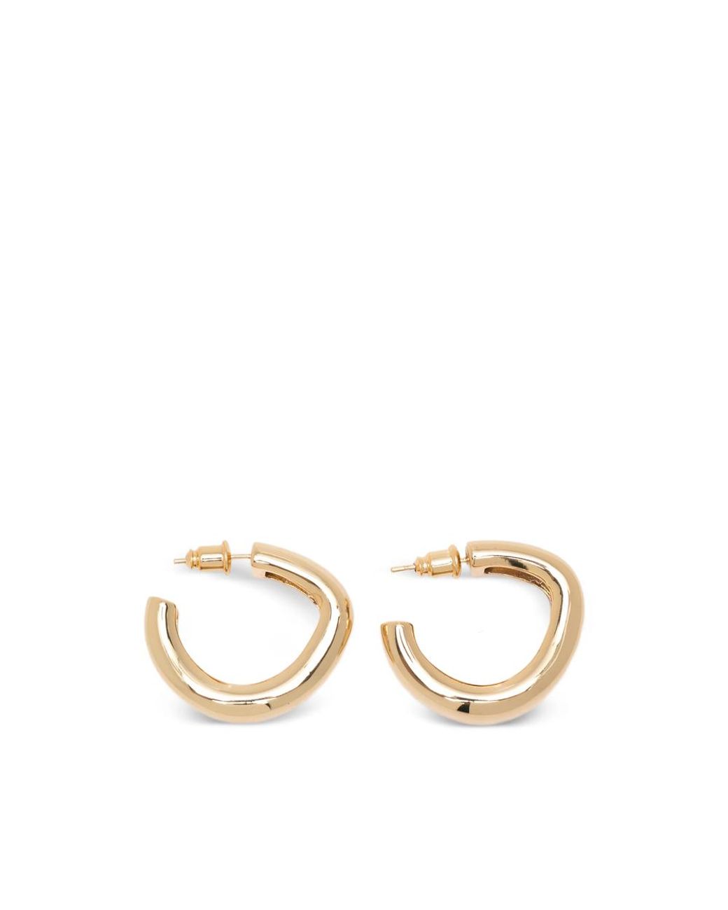 Joseph Metallic Chunky Hoop Earrings
