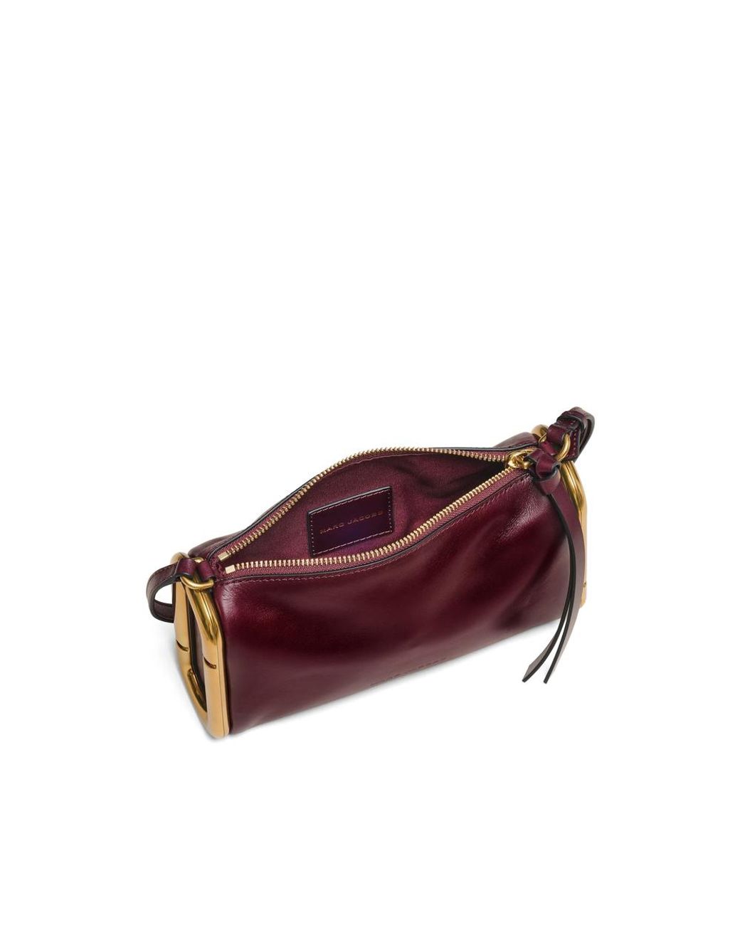 Marc Jacobs Purple Scene Leather Shoulder Bag