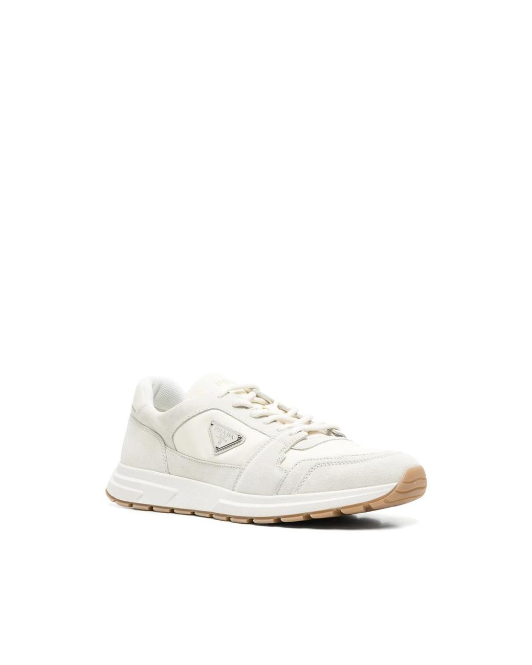 Prada White Neutrals Trainers for men