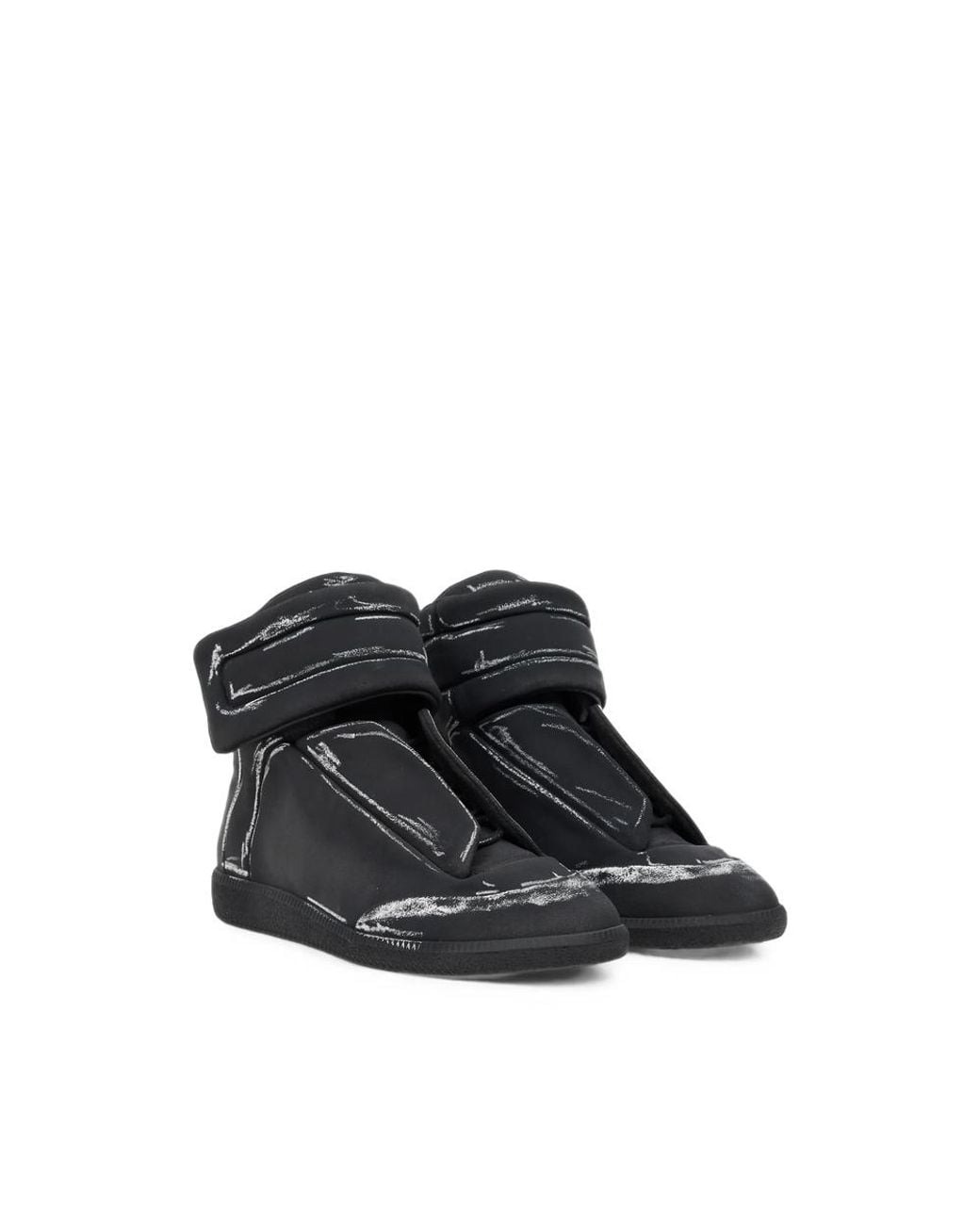 Maison Margiela Black Future Trompe L'Oeil Sneakers for men