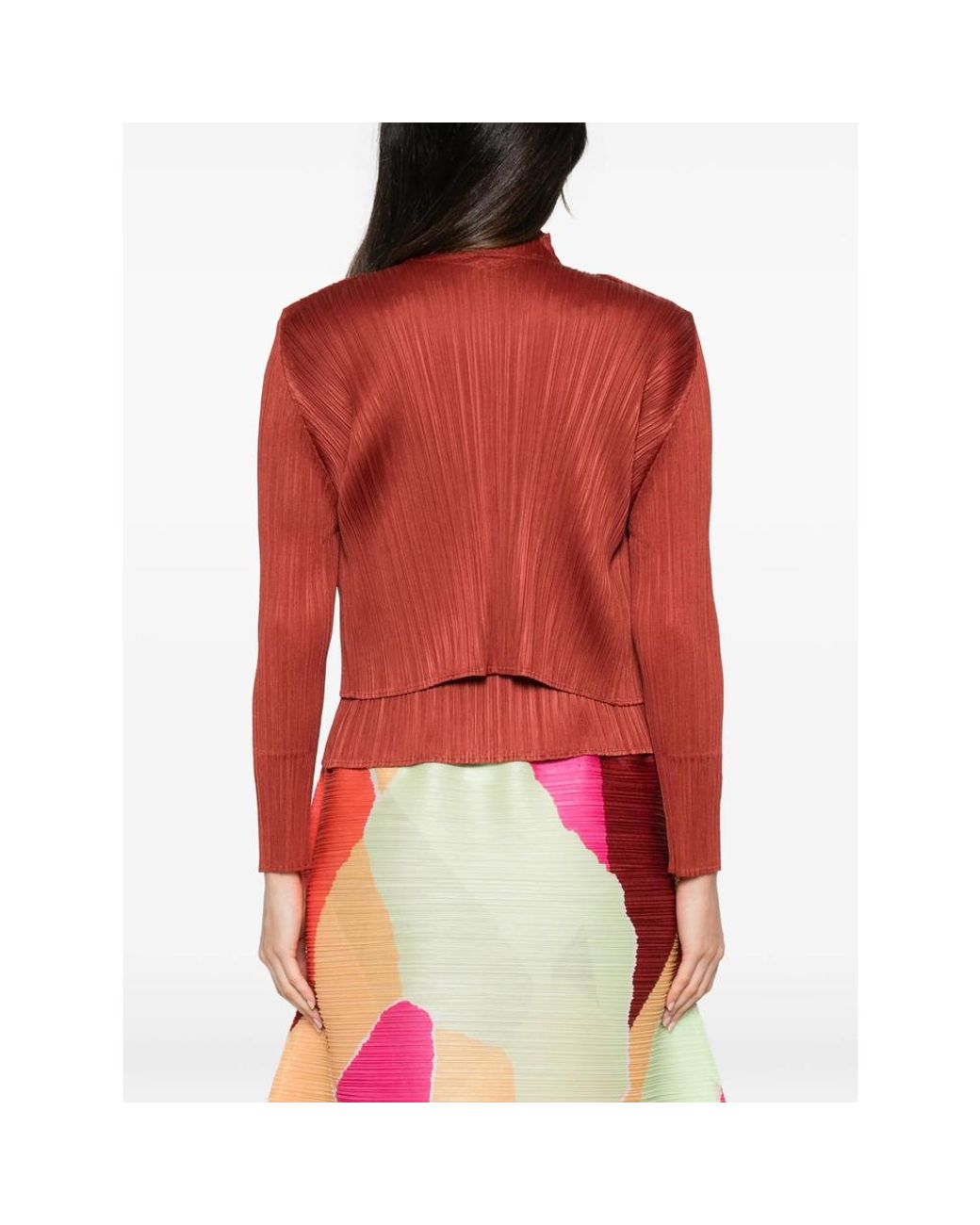 Pleats Please Issey Miyake Red Jackets