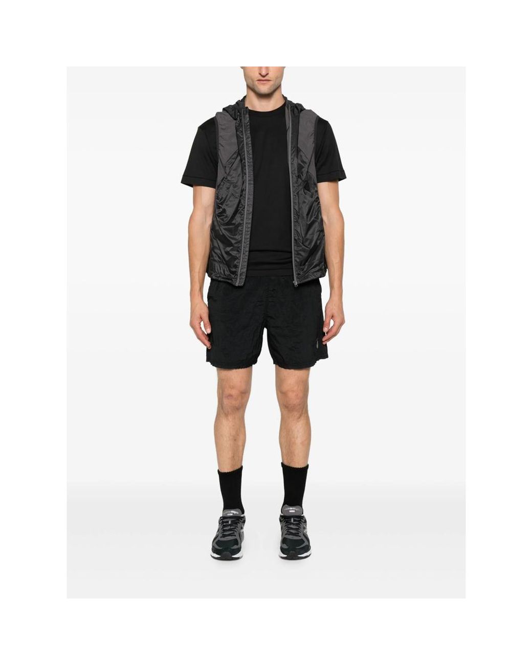 Stone Island Black T-Shirts & Vests for men