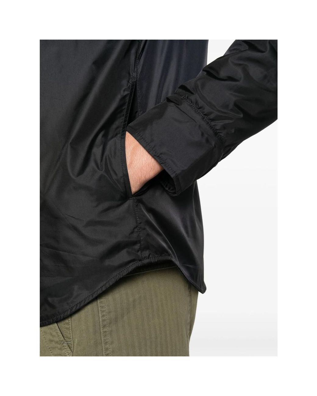 Aspesi Blue Slim-Fit Water-Repellent Shirt Jacket for men